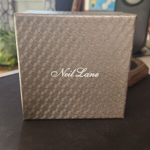 Neil Lane Textured Stylish Ring Box Only.